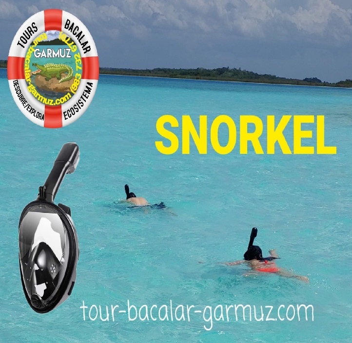 Snorkel en Bacalar