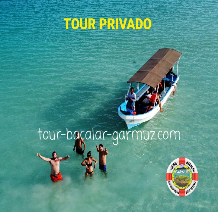 Tour privado por la laguna de Bacalar con Garmuz desde Chetumal
