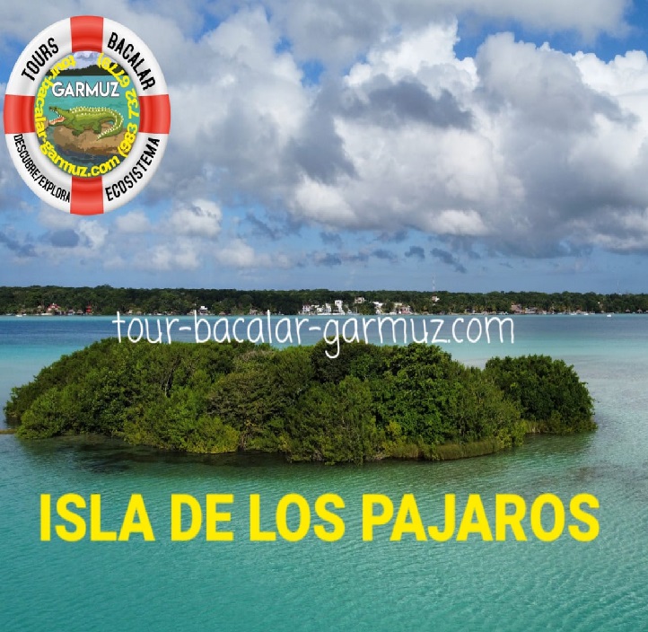 Isla de los Pajaros en Bacalar